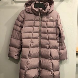 Girls Northface long puffy coat
